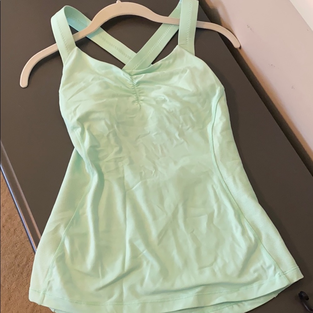 Lululemon open back workout tank